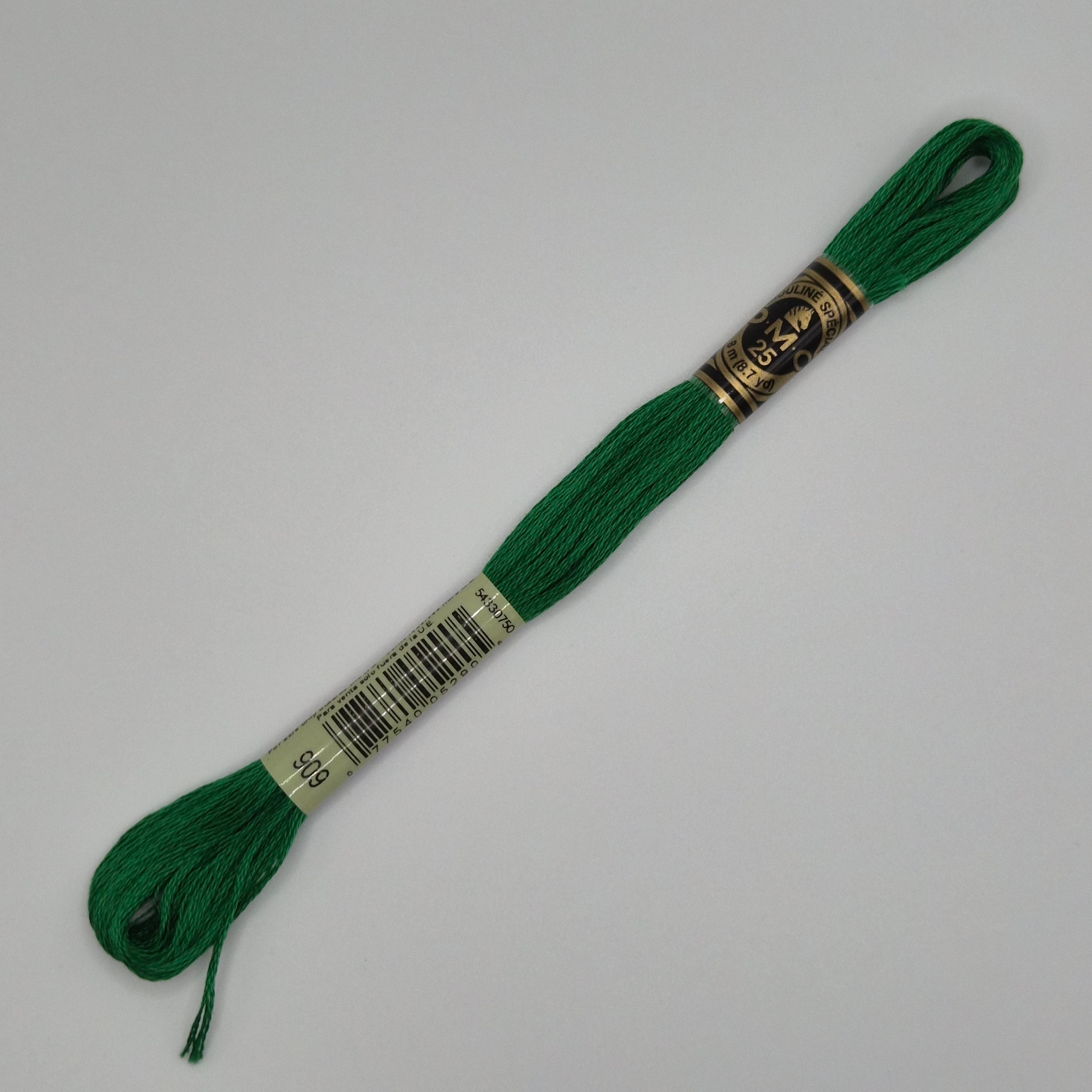 DMC 909 Very Dark Emerald Green