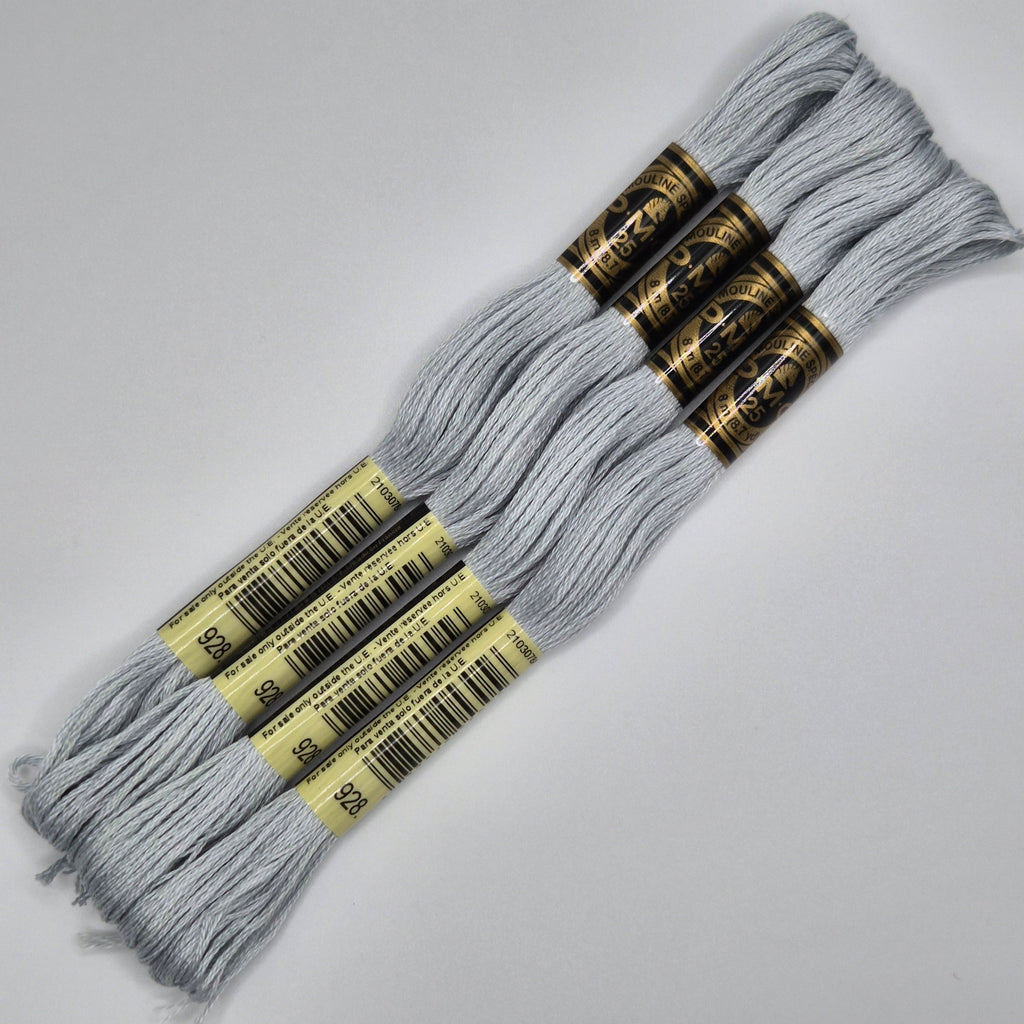 DMC 928 Very Light Gray Green