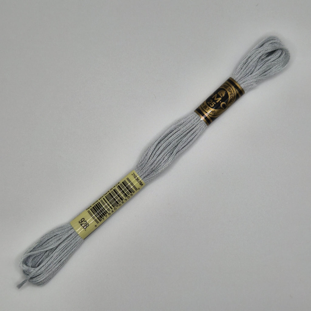 DMC 928 Very Light Gray Green