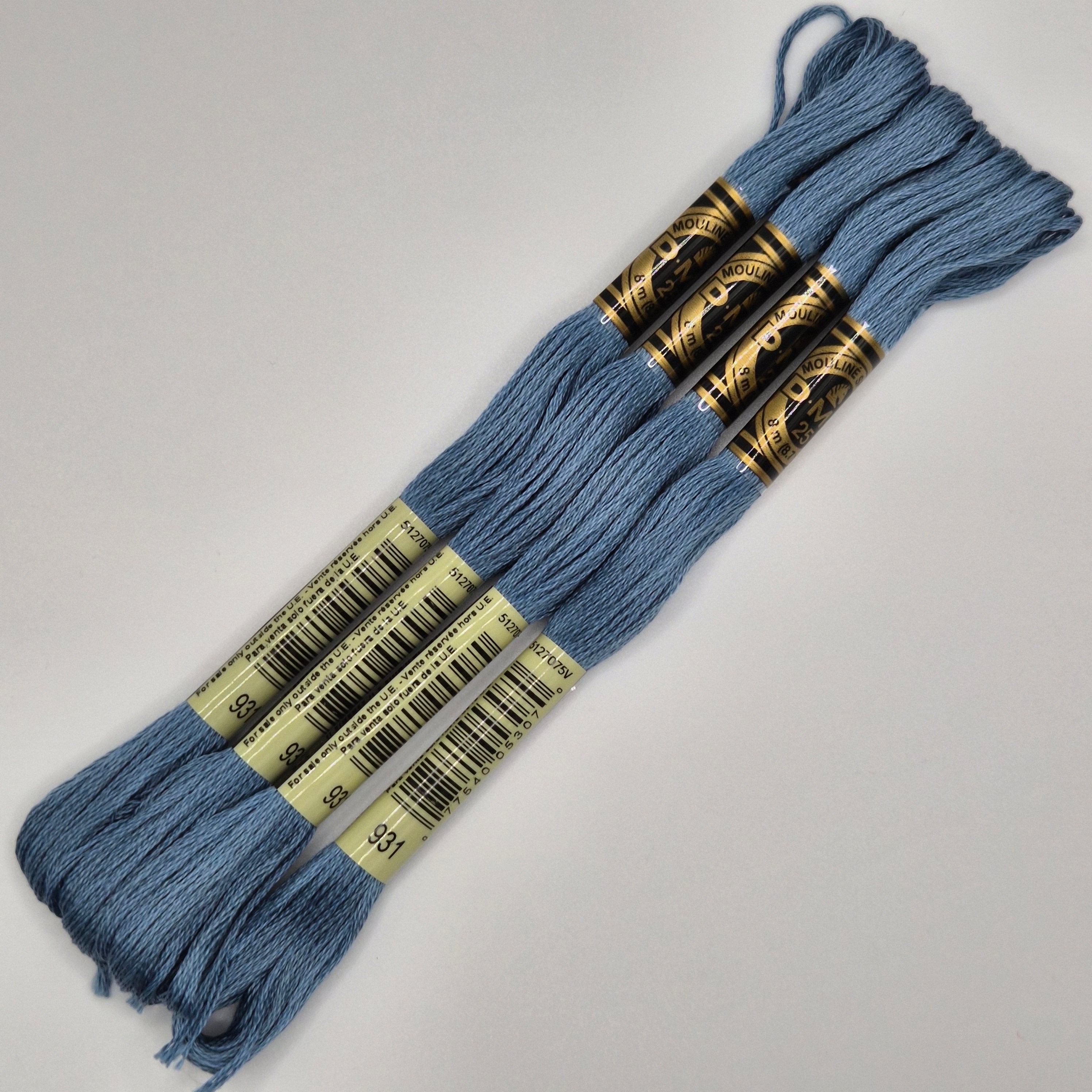 DMC 931 Med. Antique Blue