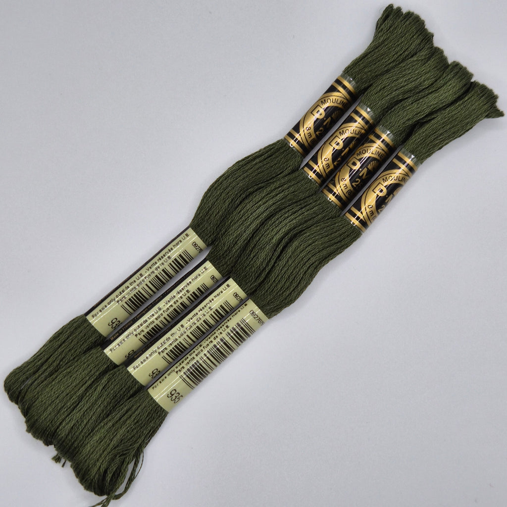 DMC 935 Dark Avocado Green