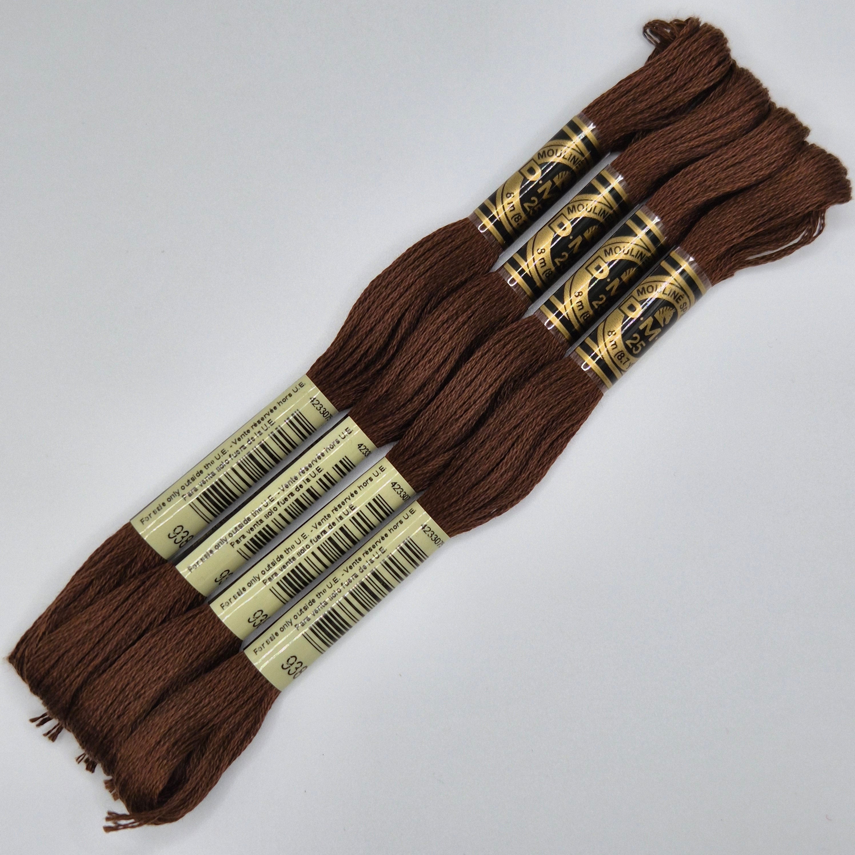 DMC 938 Ultra Dark Coffee Brown