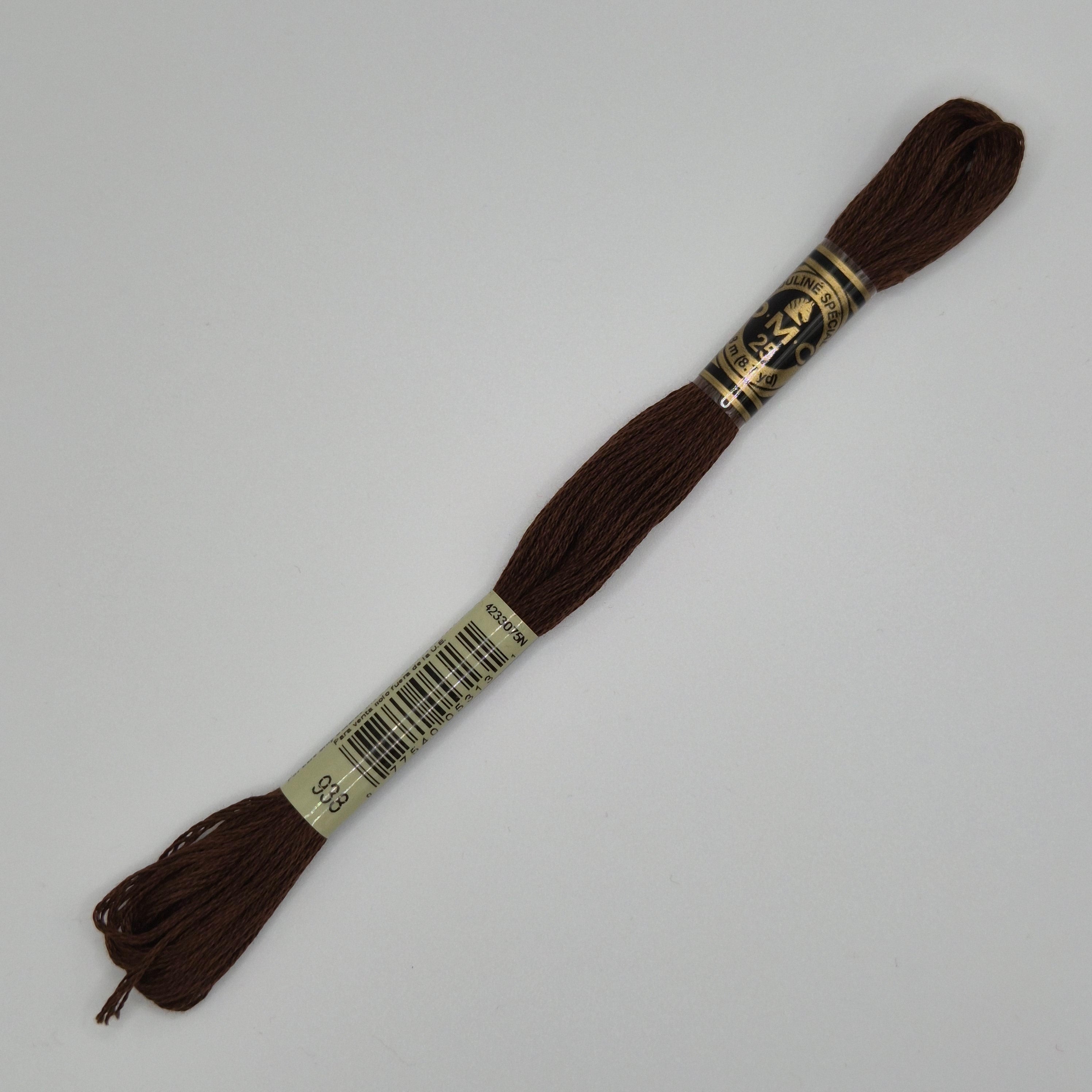 DMC 938 Ultra Dark Coffee Brown
