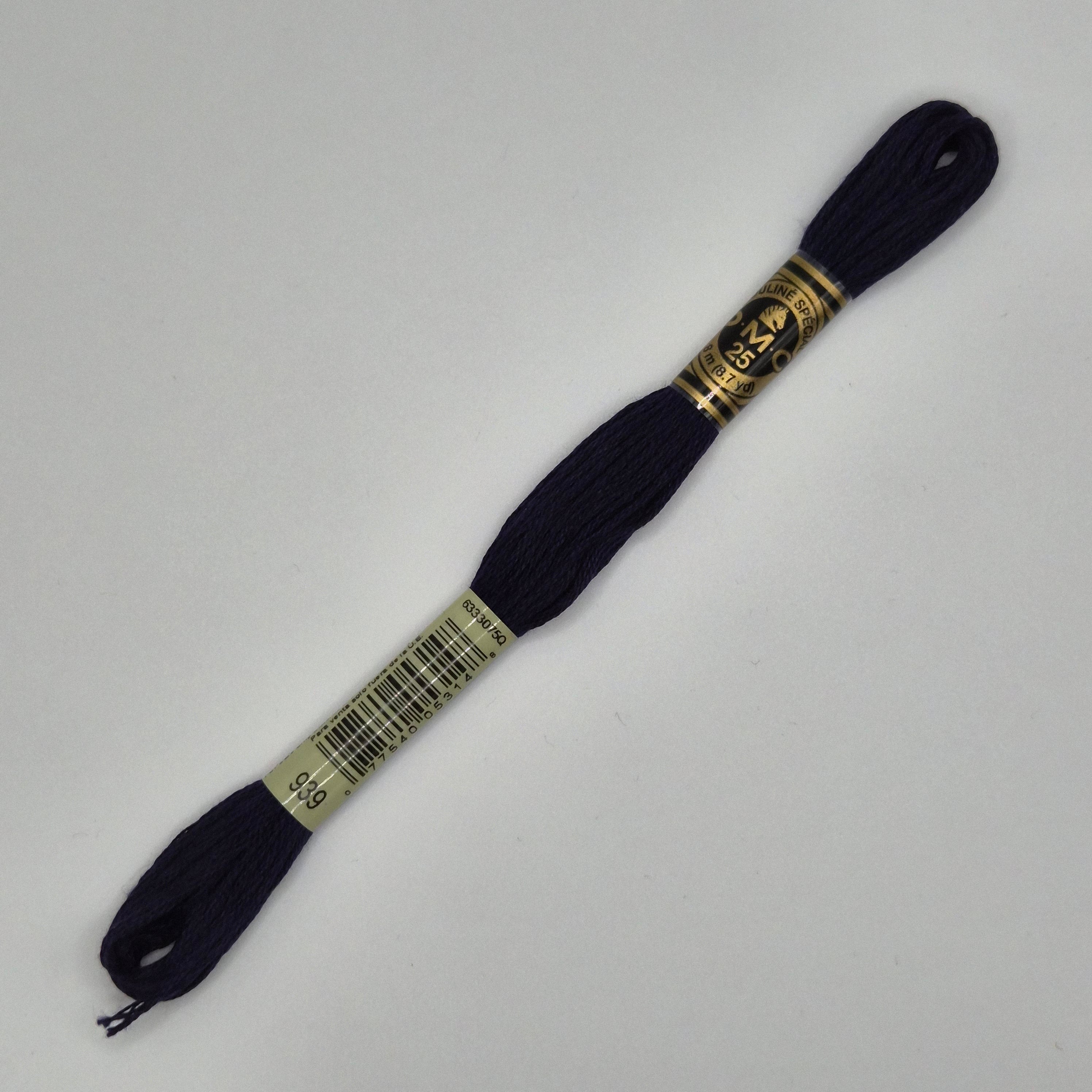 DMC 939 Very Dark Navy Blue