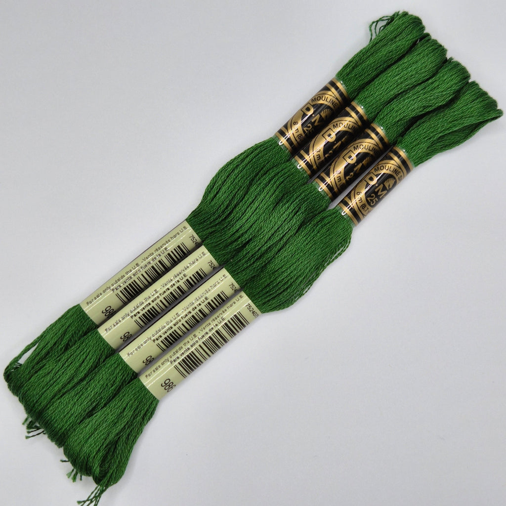 DMC 986 Very Dark Forest Green