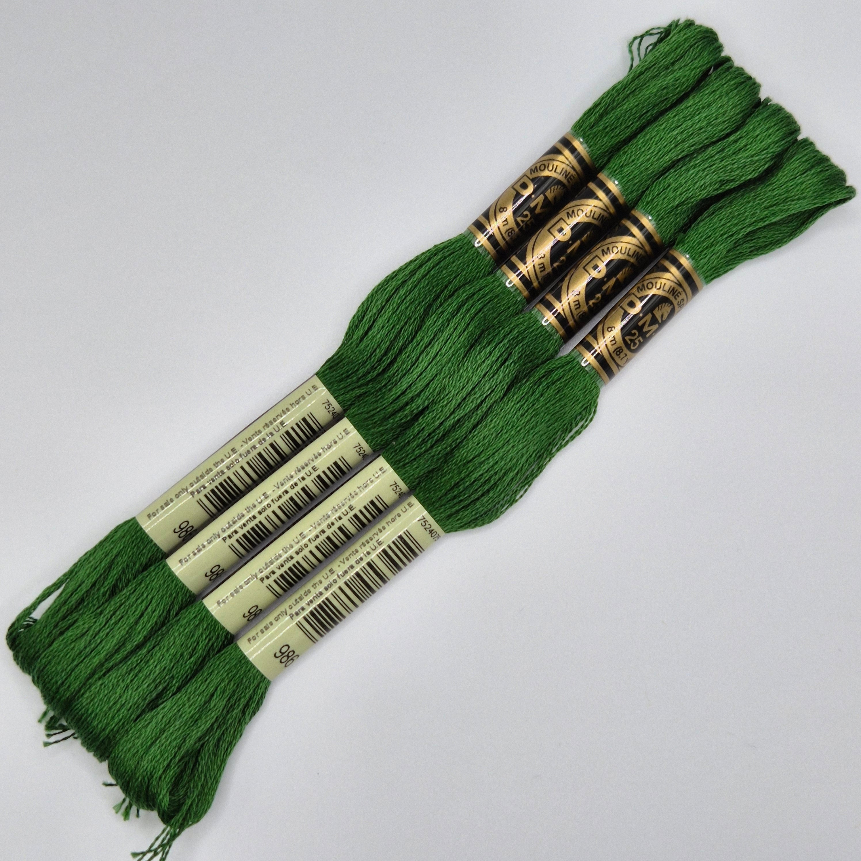 DMC 986 Very Dark Forest Green