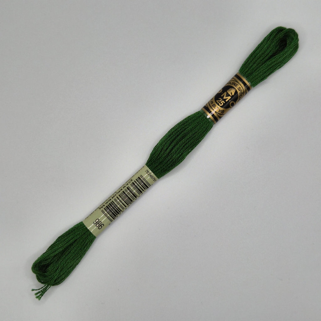 DMC 986 Very Dark Forest Green