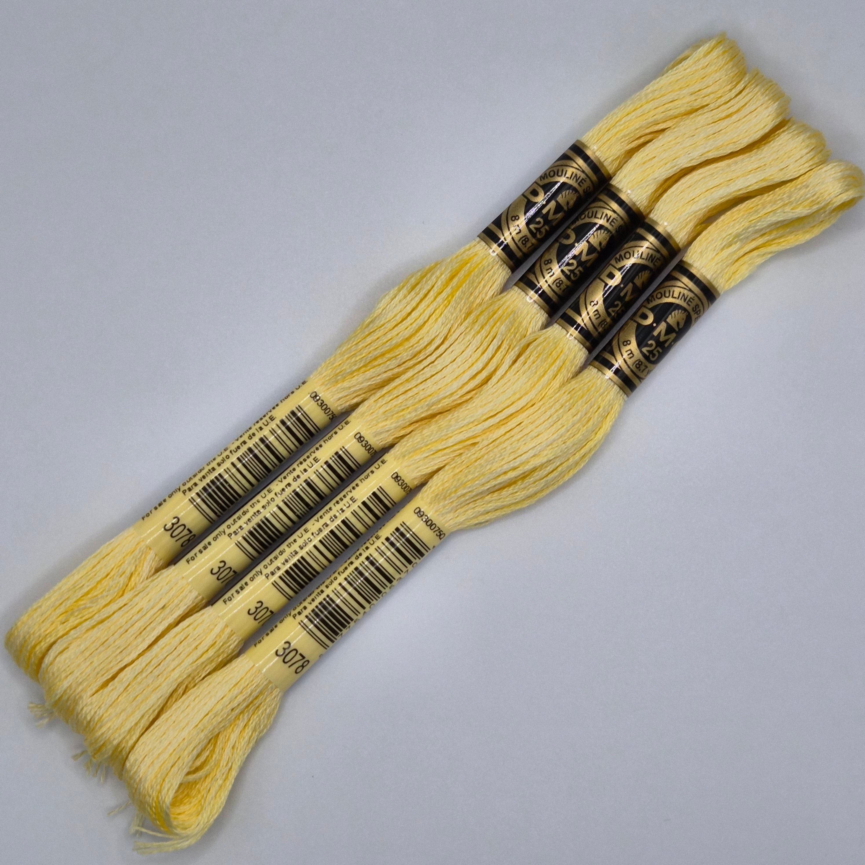 DMC 3078 Very Light Golden Yellow