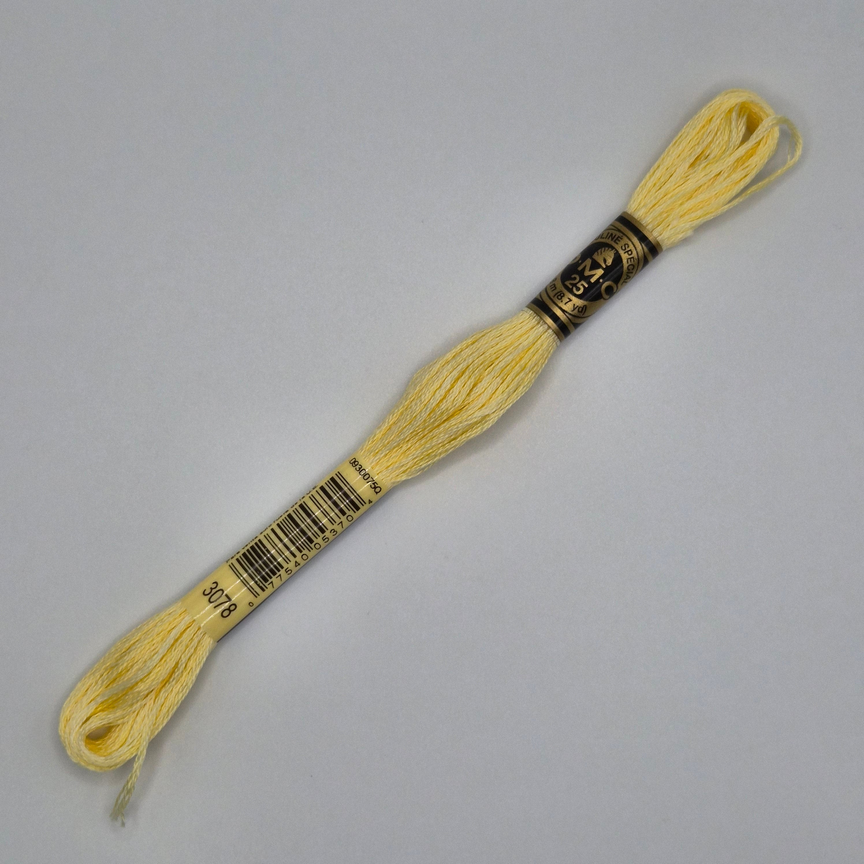 DMC 3078 Very Light Golden Yellow