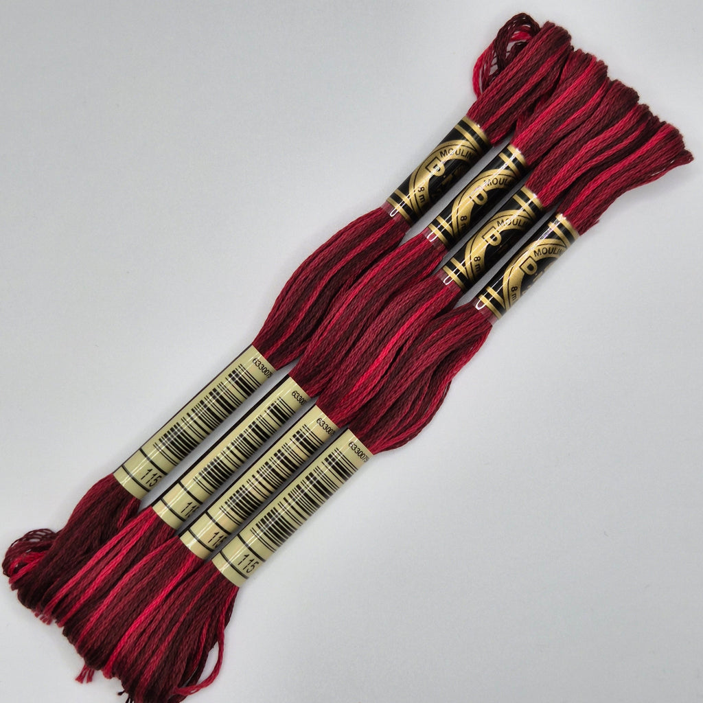 DMC 115 Variegated Garnet