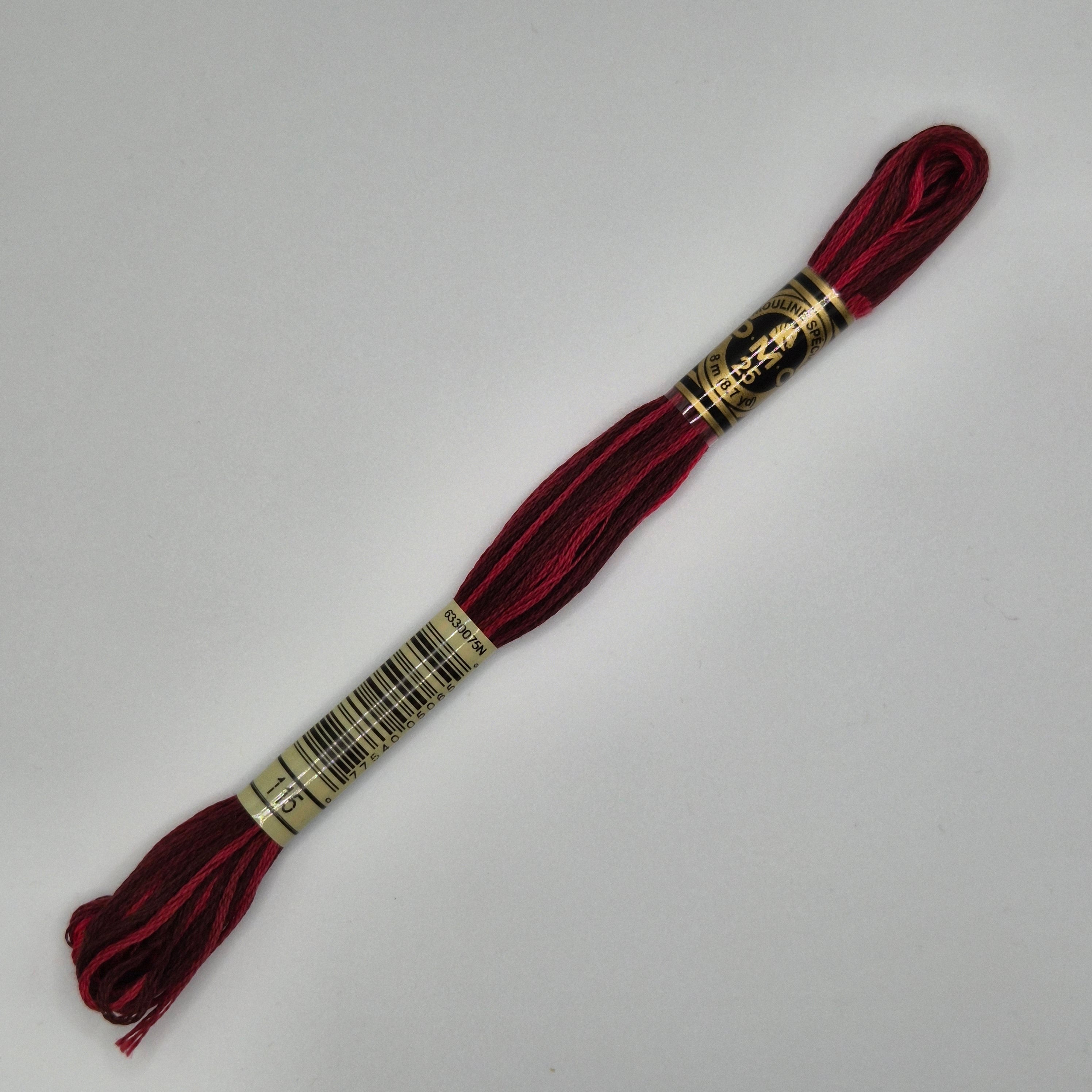 DMC 115 Variegated Garnet