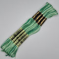 DMC 125 Variegated Seafoam Green