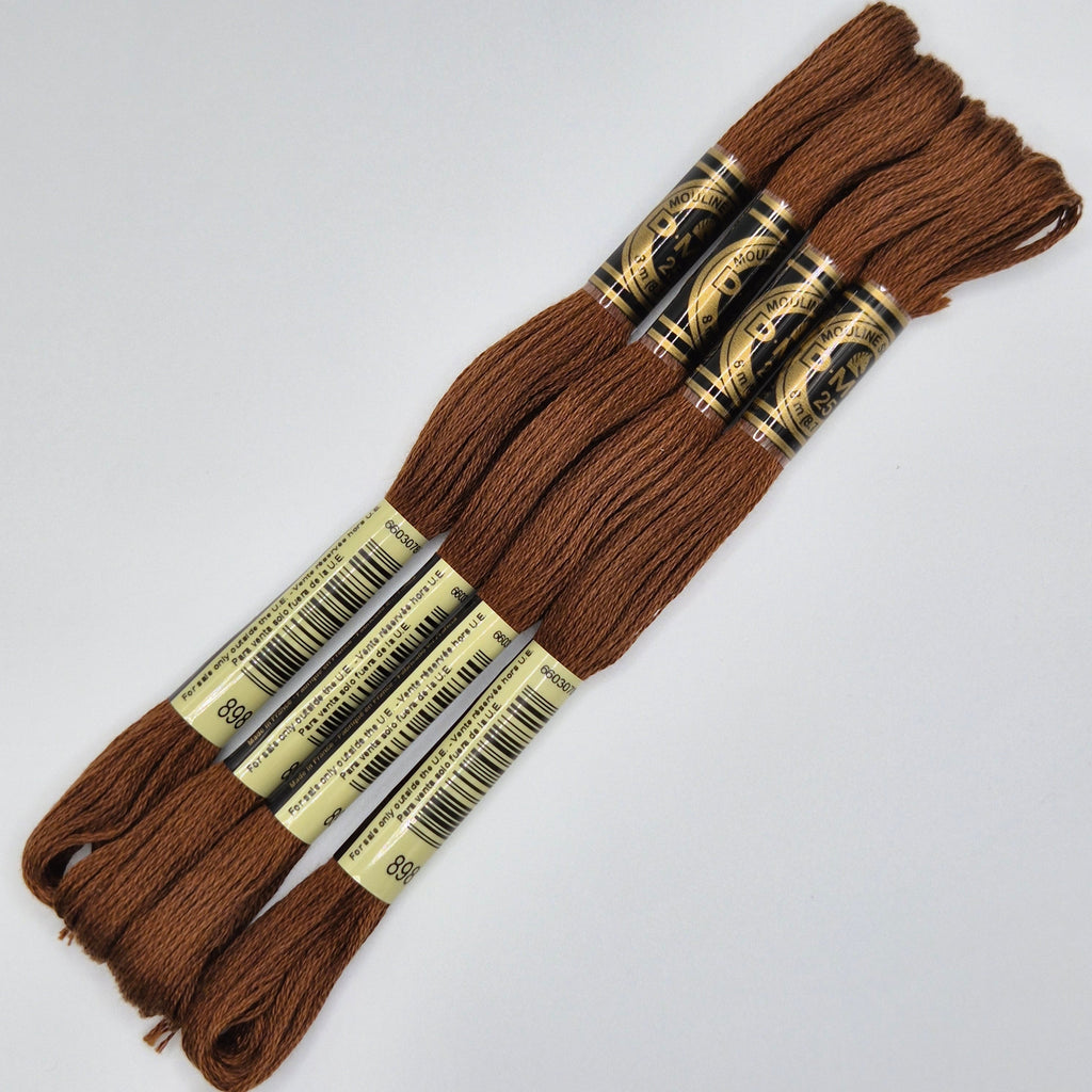 DMC 898 Very Dark Coffee Brown