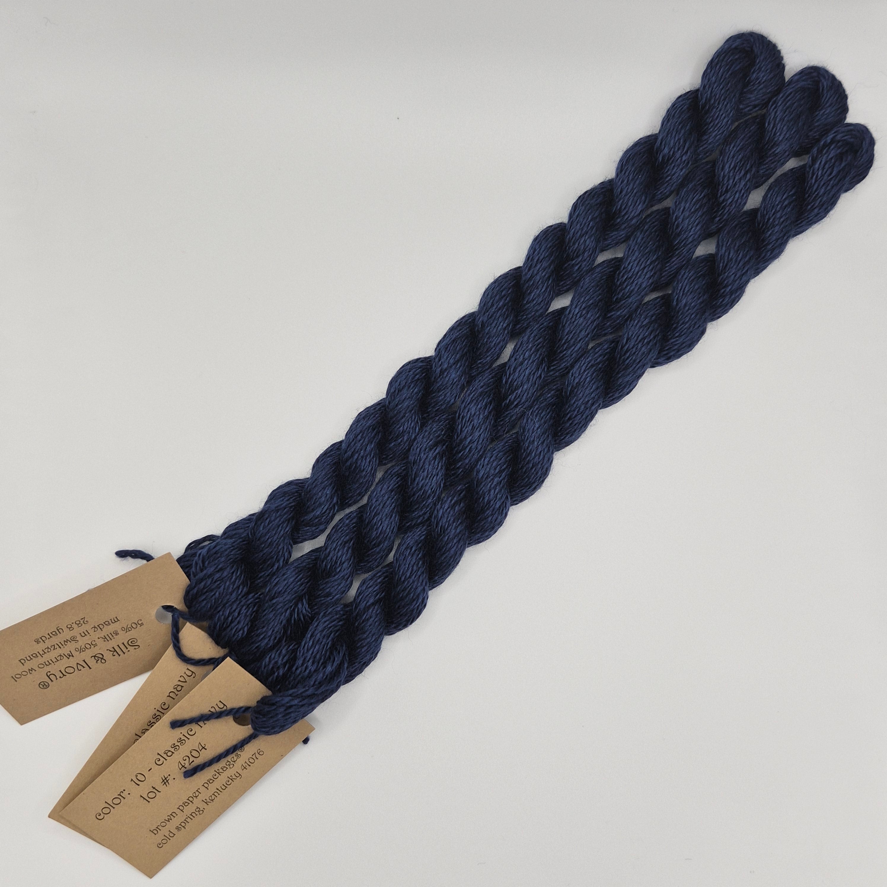 Silk & Ivory 10 Classic Navy