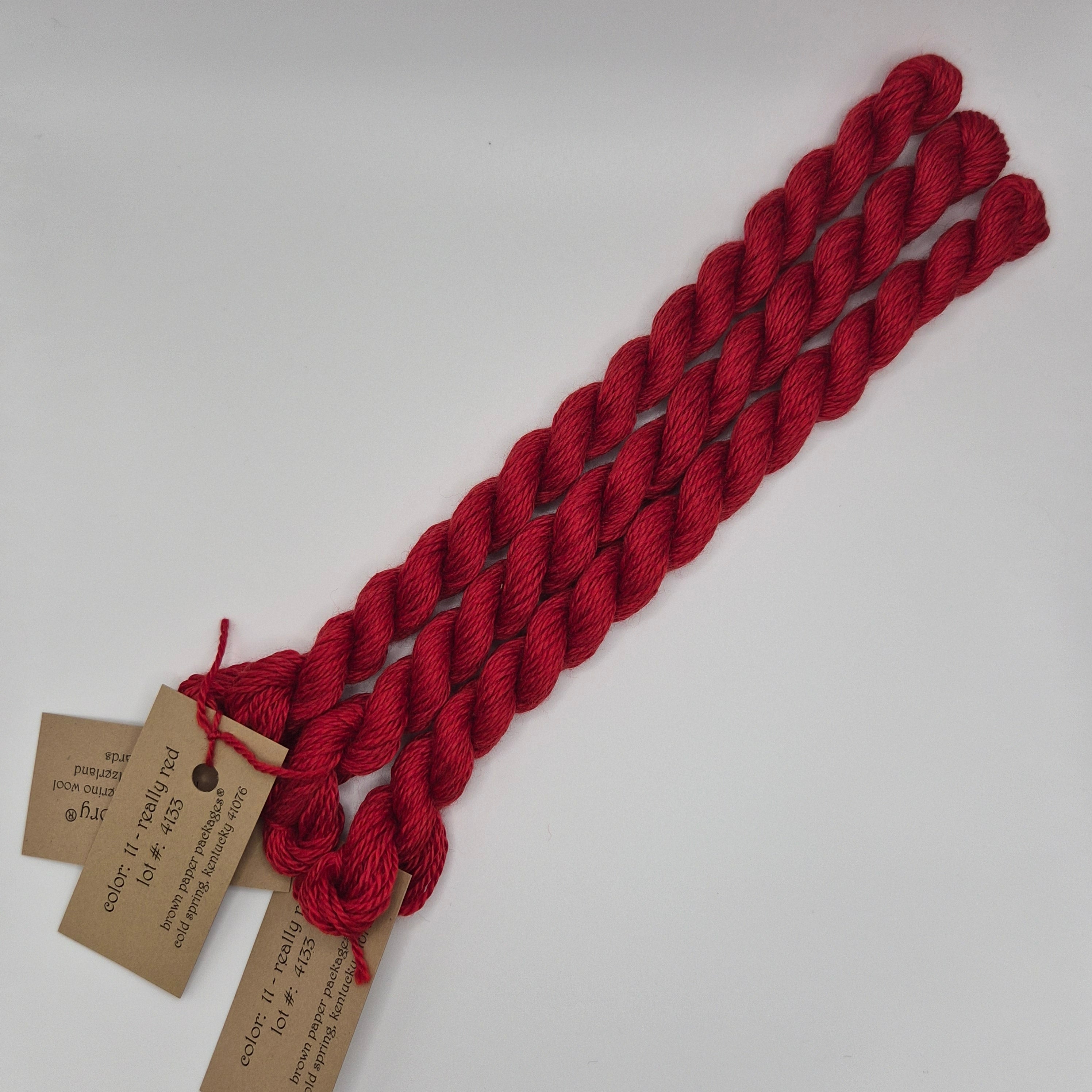 Silk & Ivory 11 Really Red