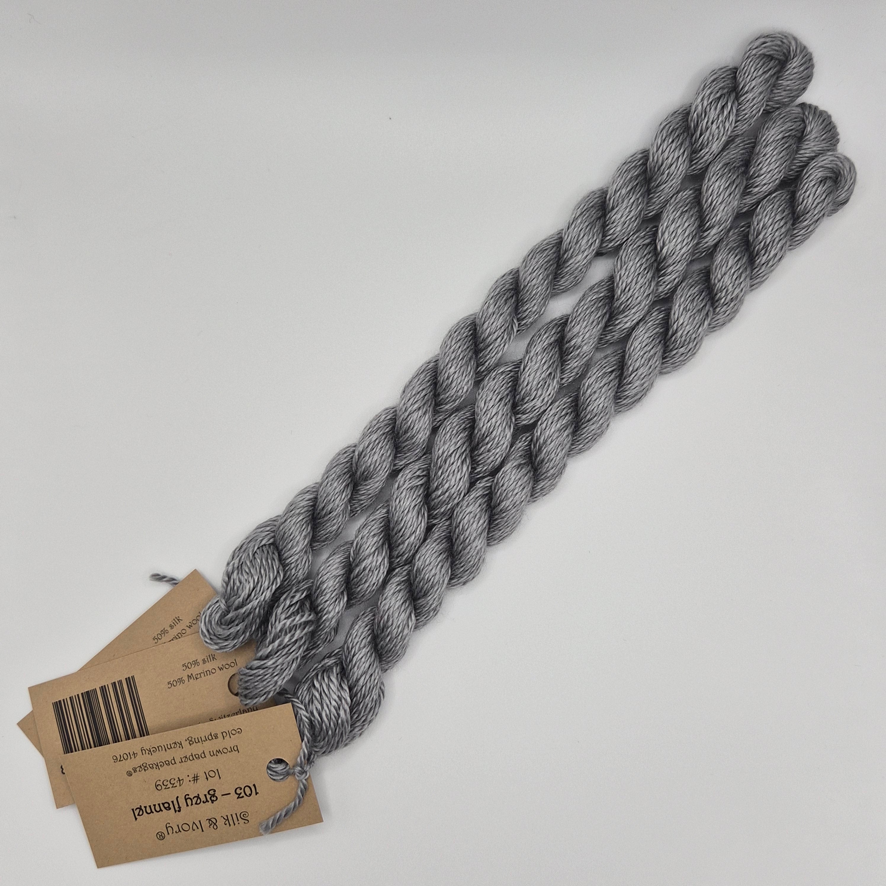 Silk & Ivory 103 Grey Flannel