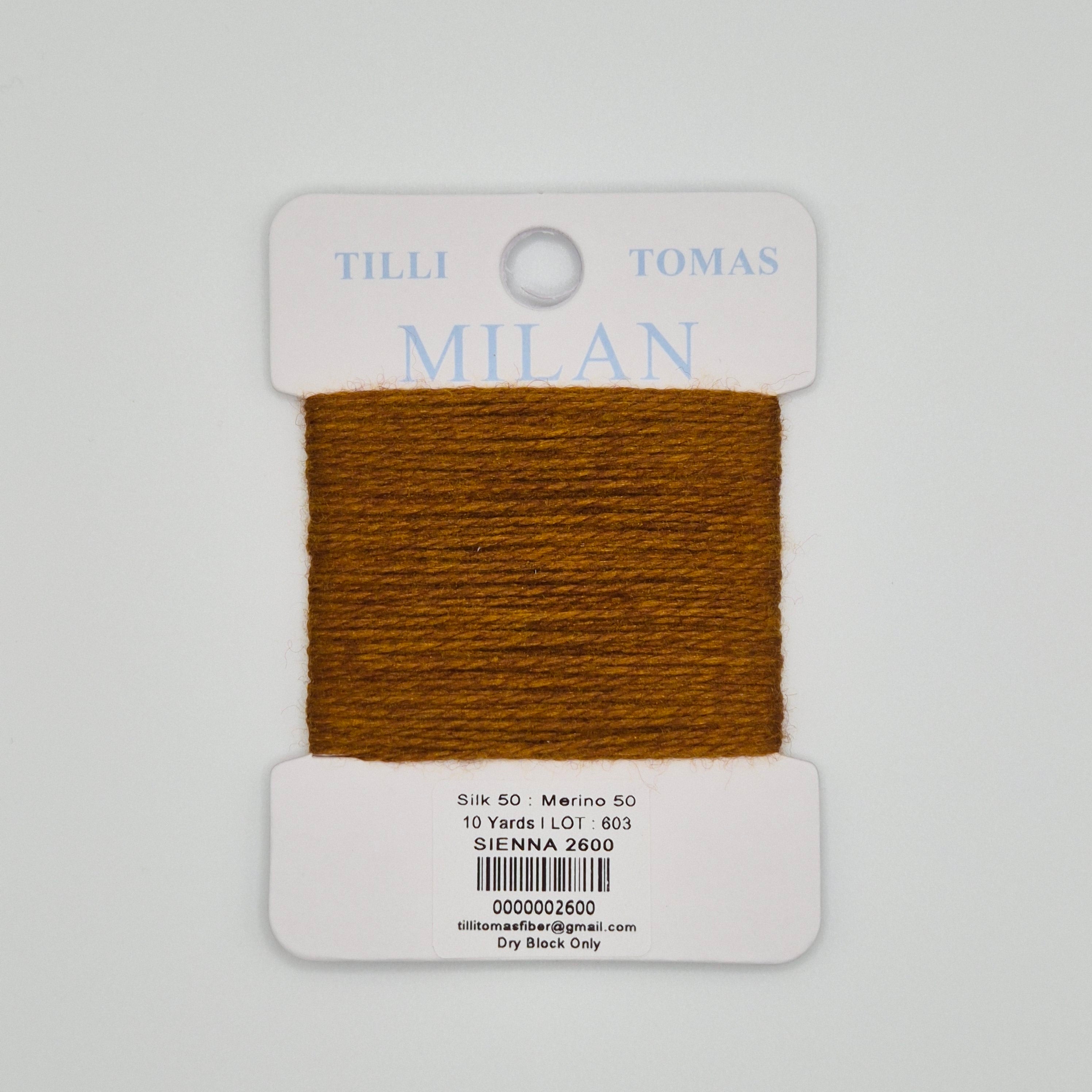 Milan Card 2600 Sienna