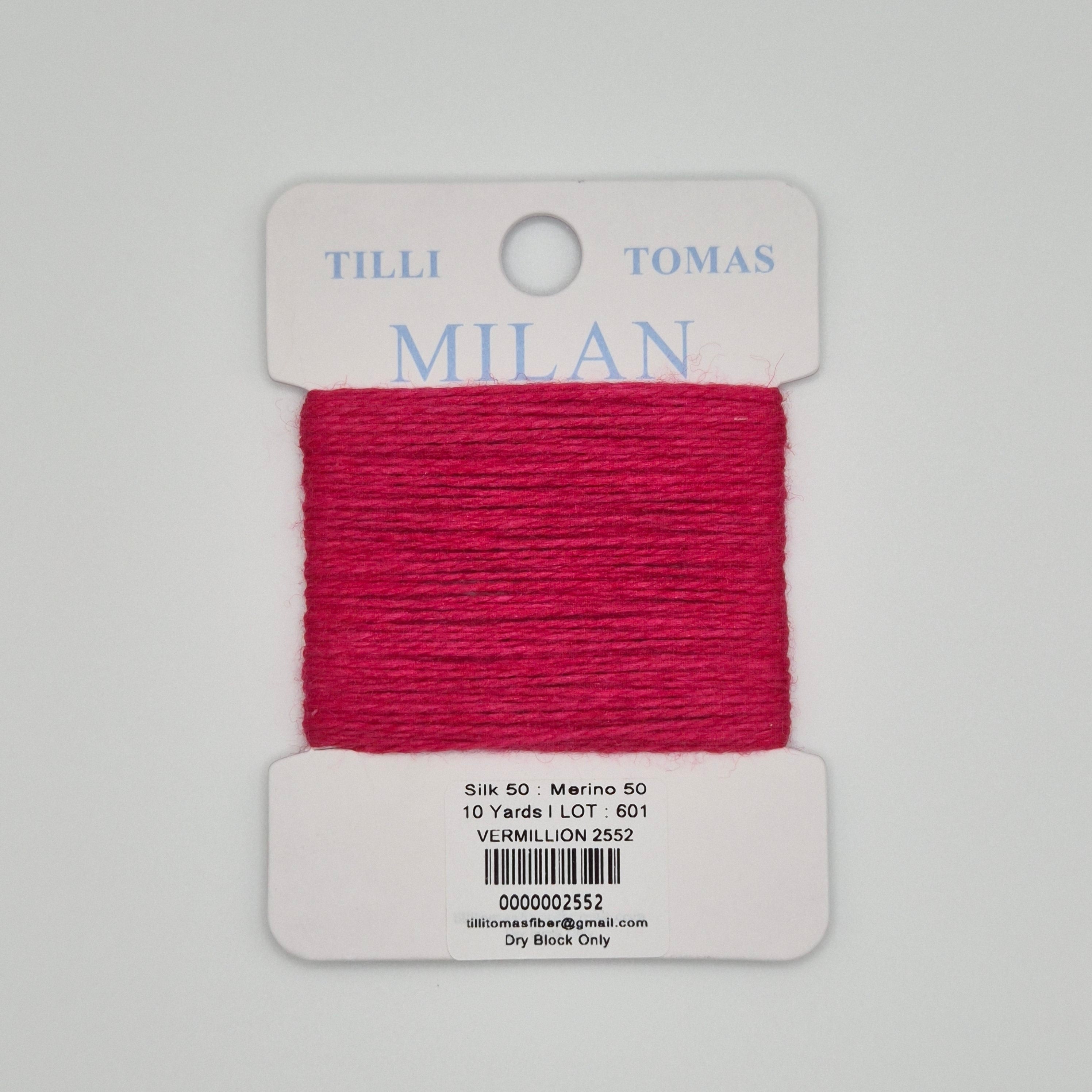 Milan Card 2552 Vermillion
