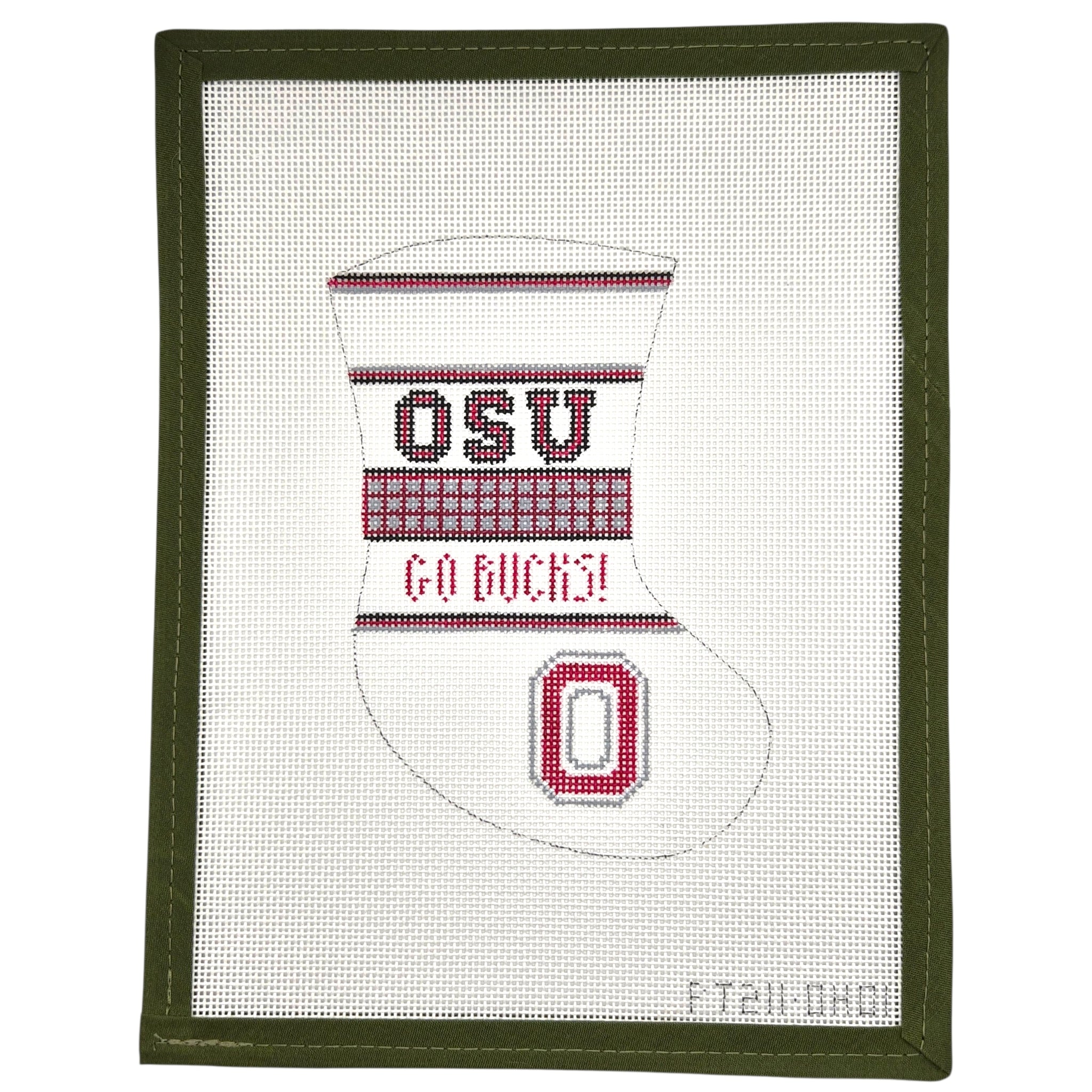 Go Bucks Mini Stocking - Designs by Petei