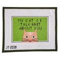 My Cat & I - Judy Tasch Needlepoint