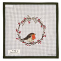 Bird on Berry Wreath - Sally Swanell