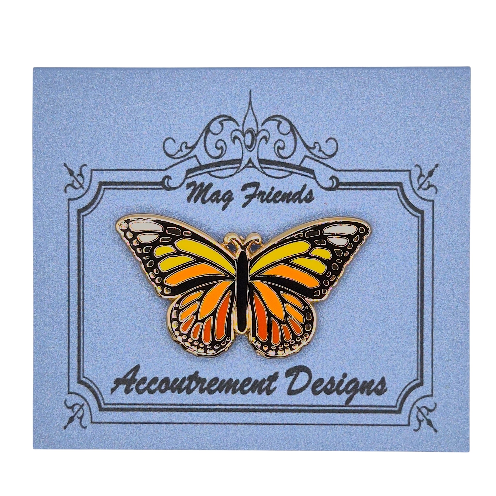 Orange Butterfly Needle Minder