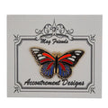 Blue & Red Butterfly Needle Minder