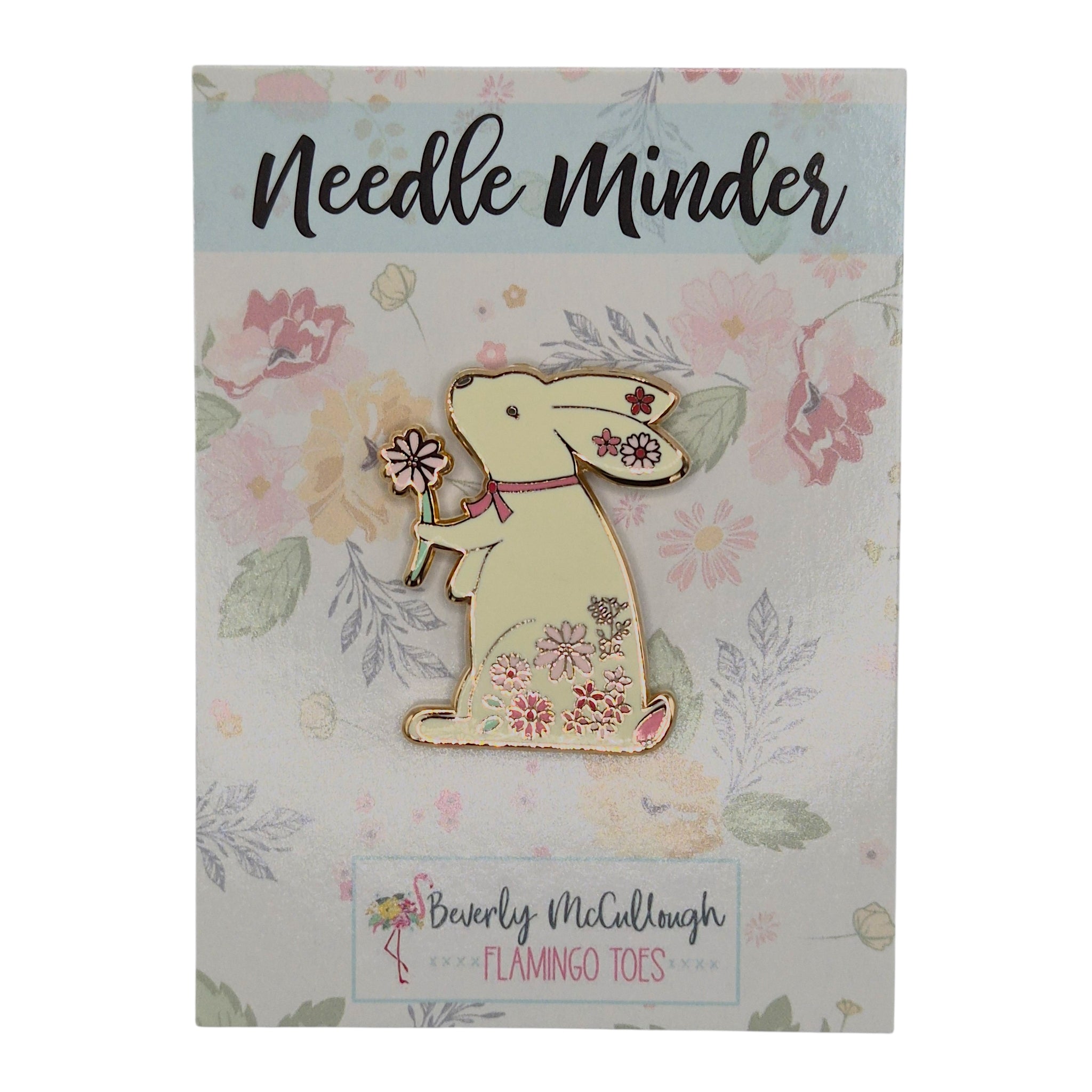 Floral Bunny Needle Minder