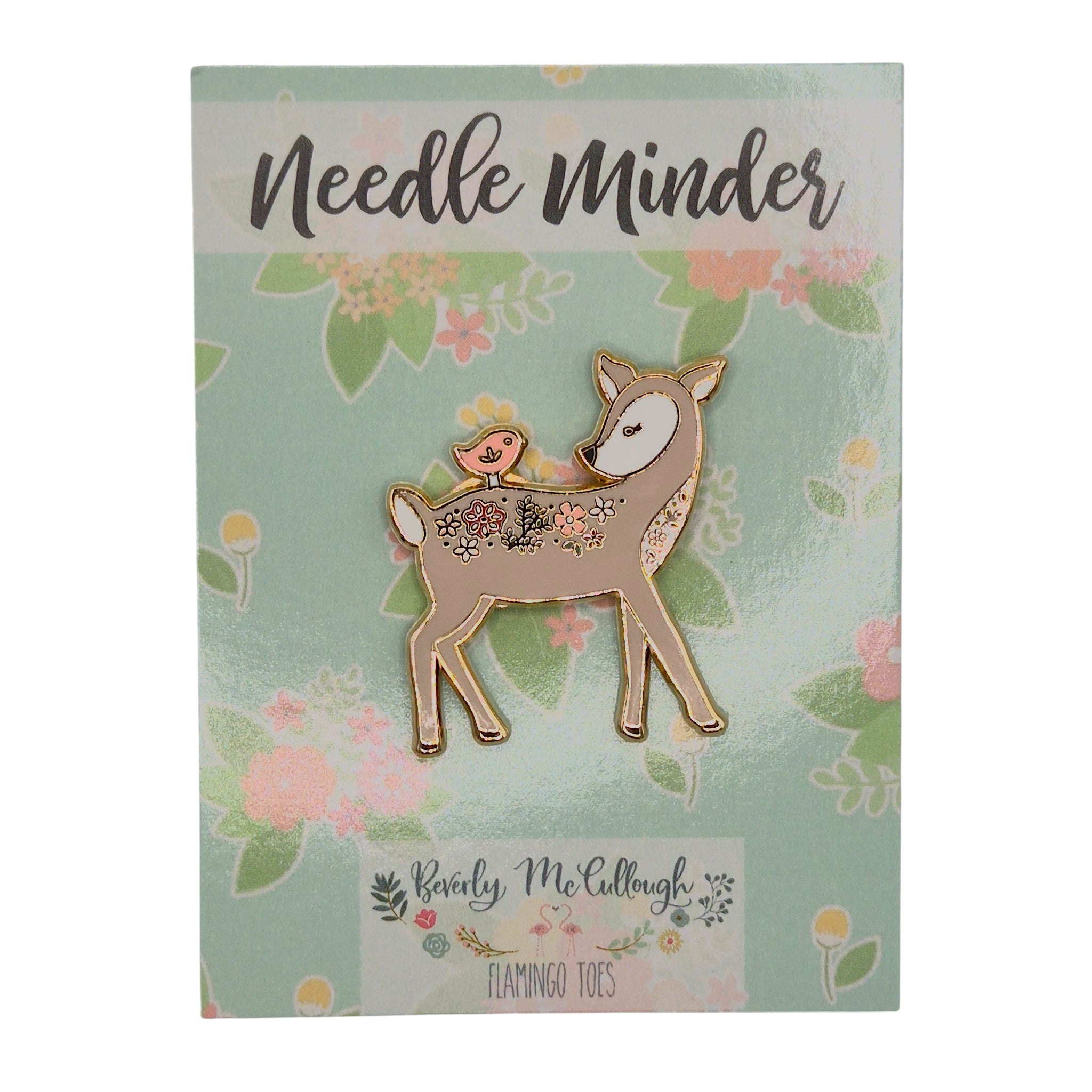 Floral Deer Needle Minder