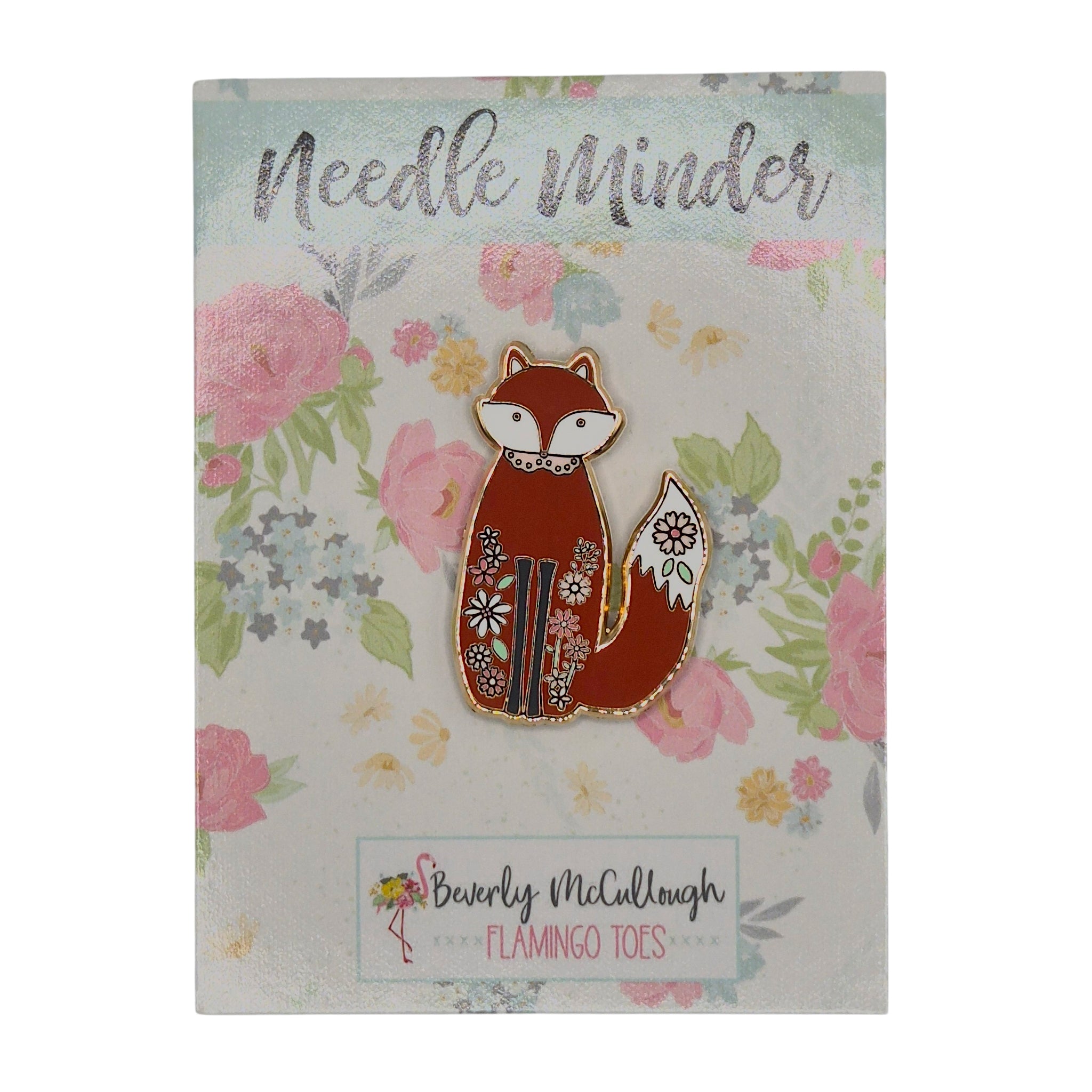 Floral Fox Needle Minder
