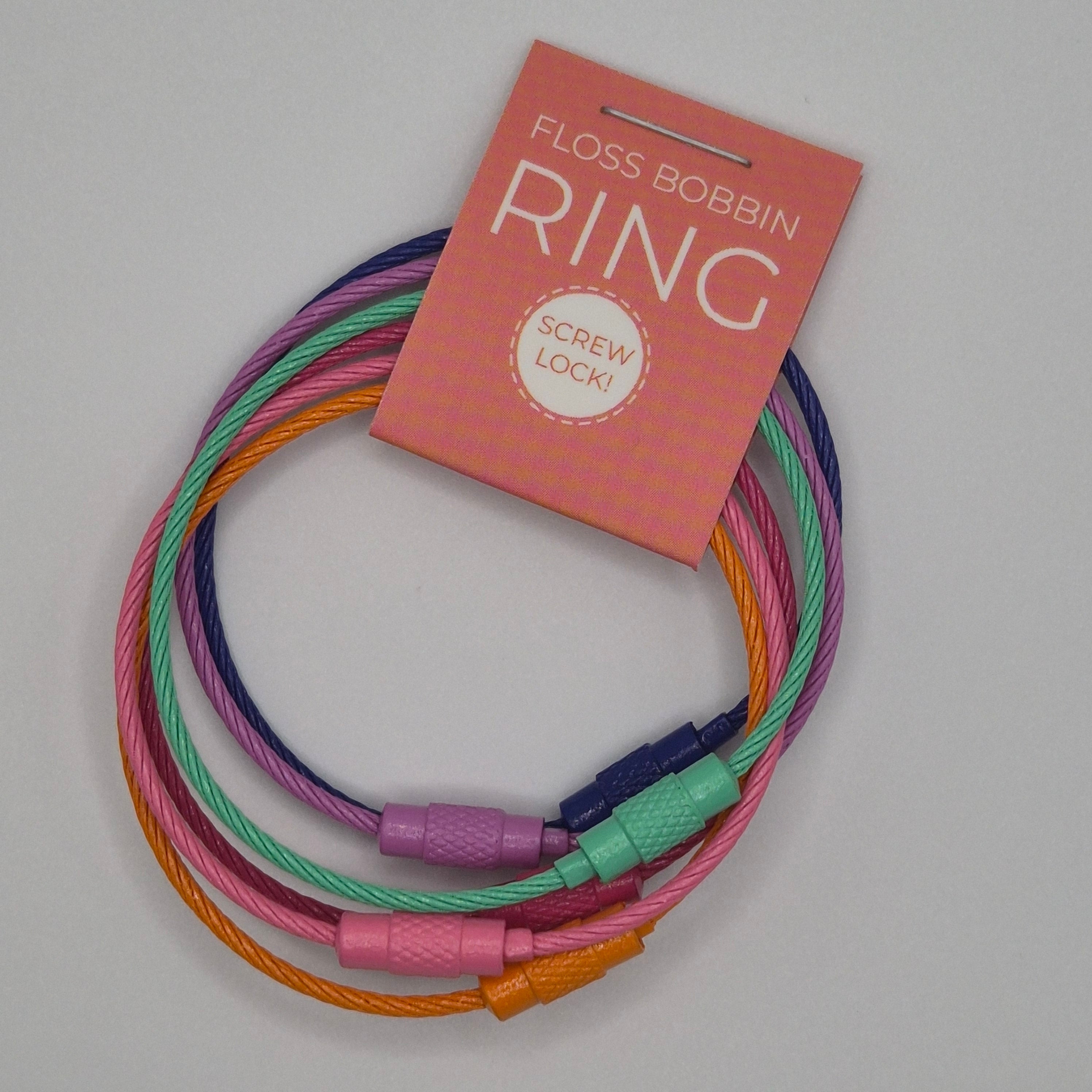 Twist Lock Floss Bobbin Thread Rings