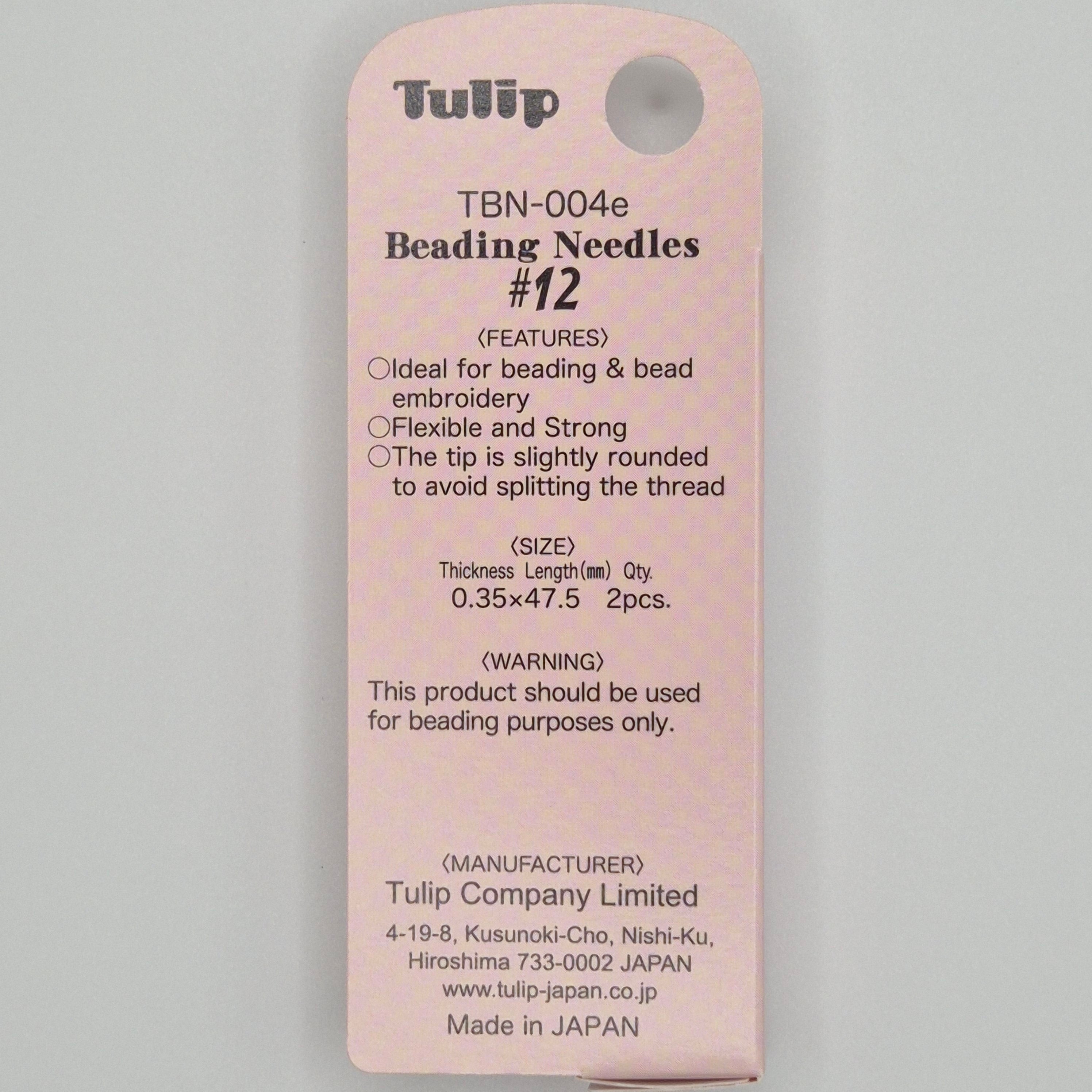 Tulip Beading Needles #12