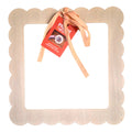 Large Scallop Square Needlepoint Stretcher Frame