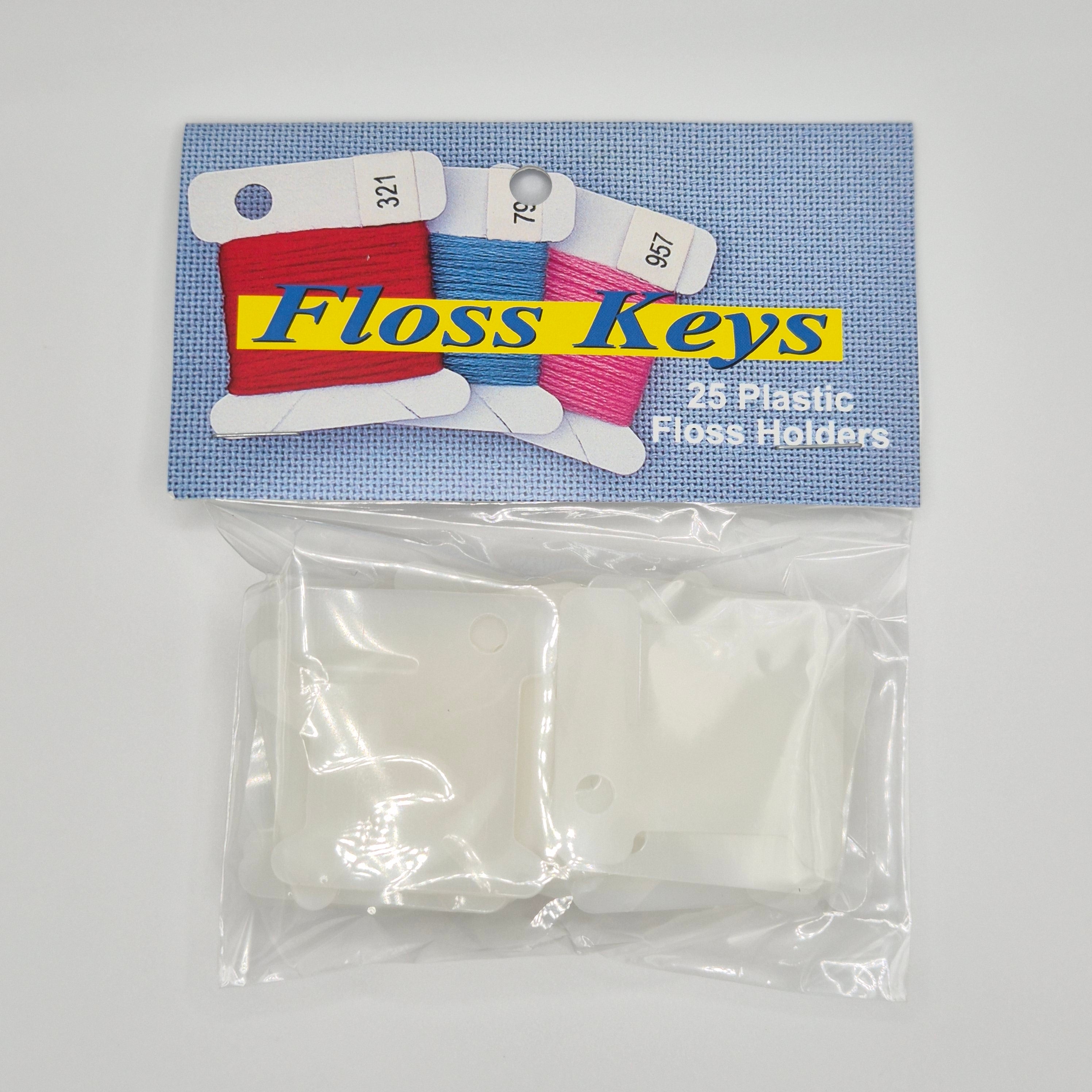 Small Plastic Floss Keys - 25 Pack
