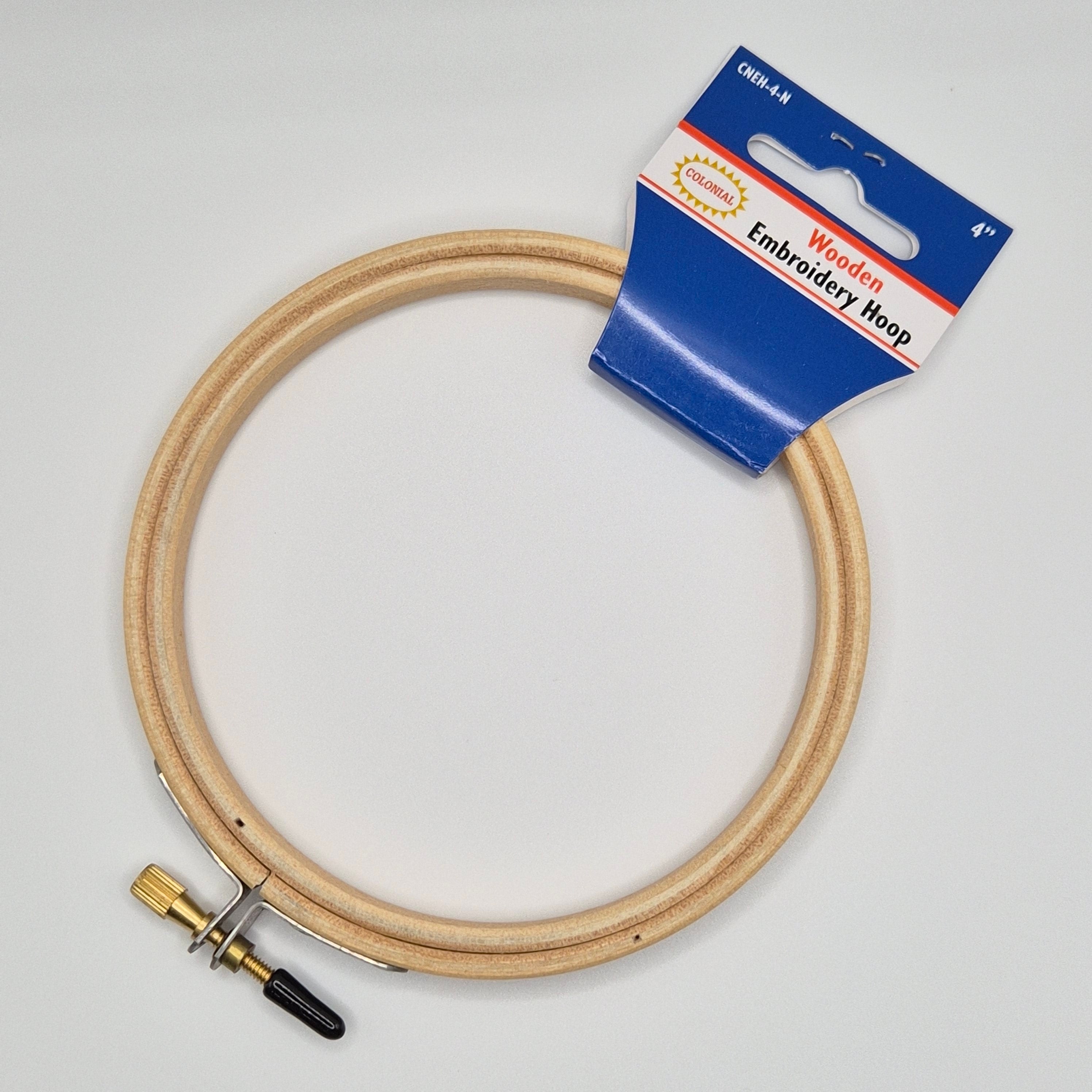 4" Superior Round Edge Wood Hoop