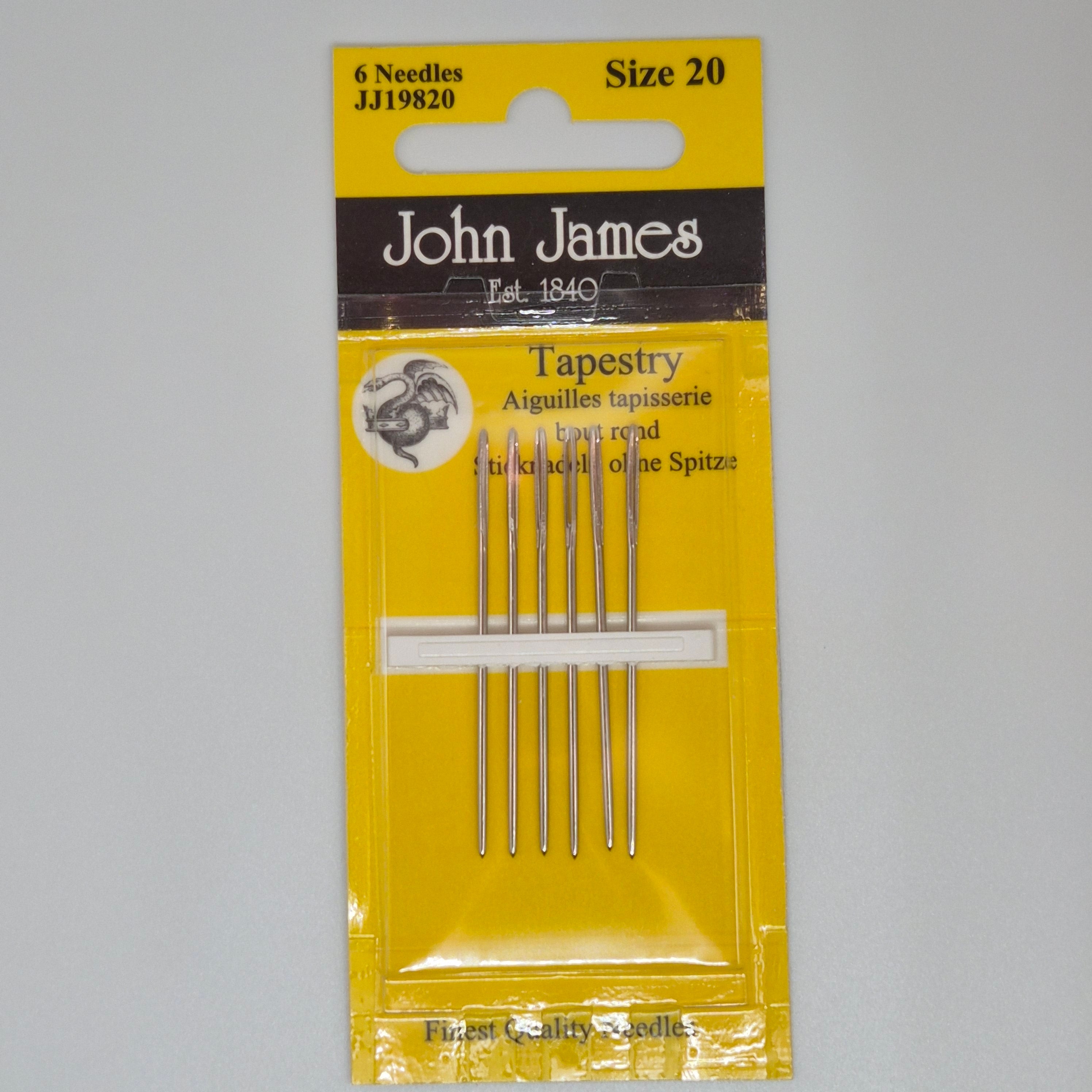 JJ Tapestry Needles - Size 20