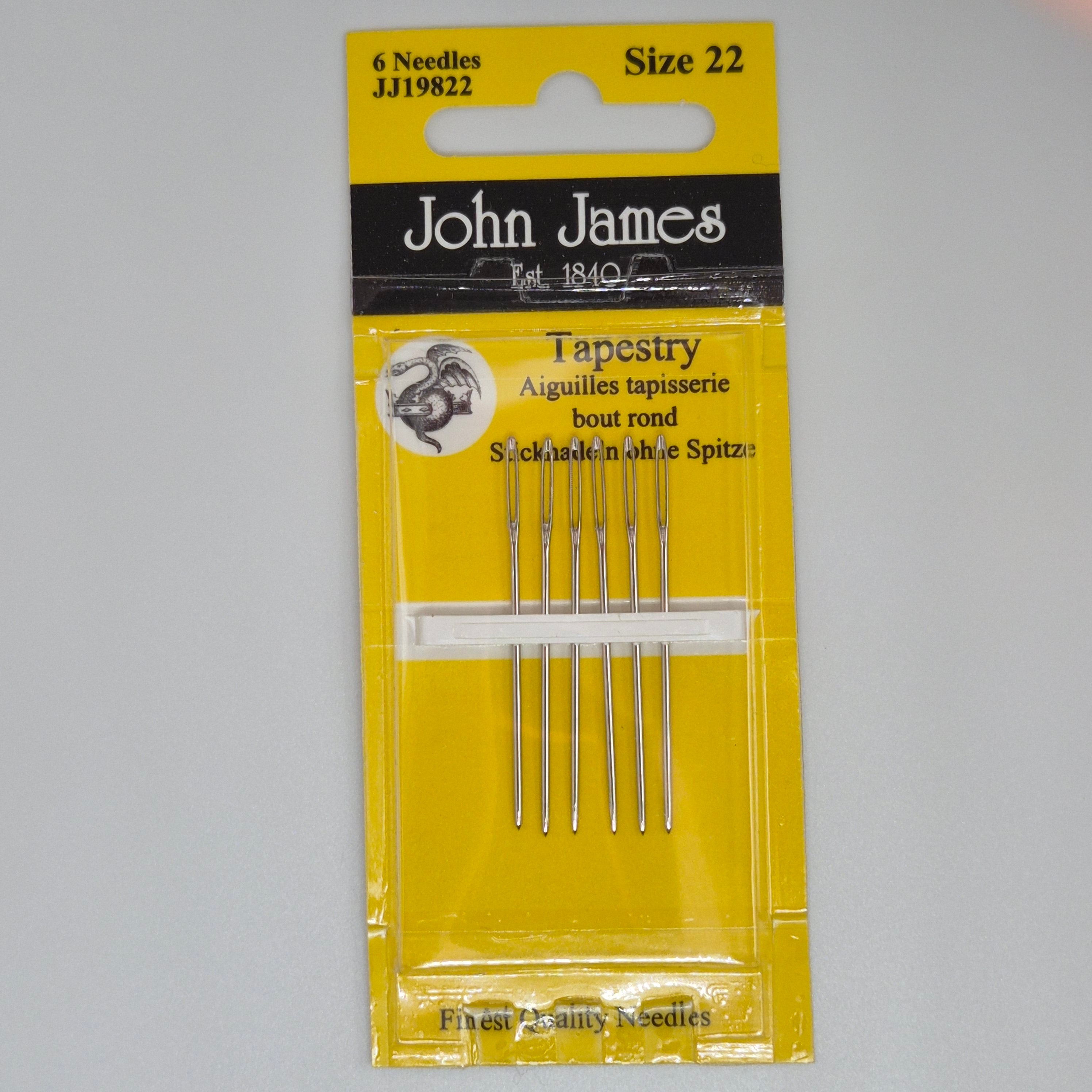 JJ Tapestry Needles - Size 22