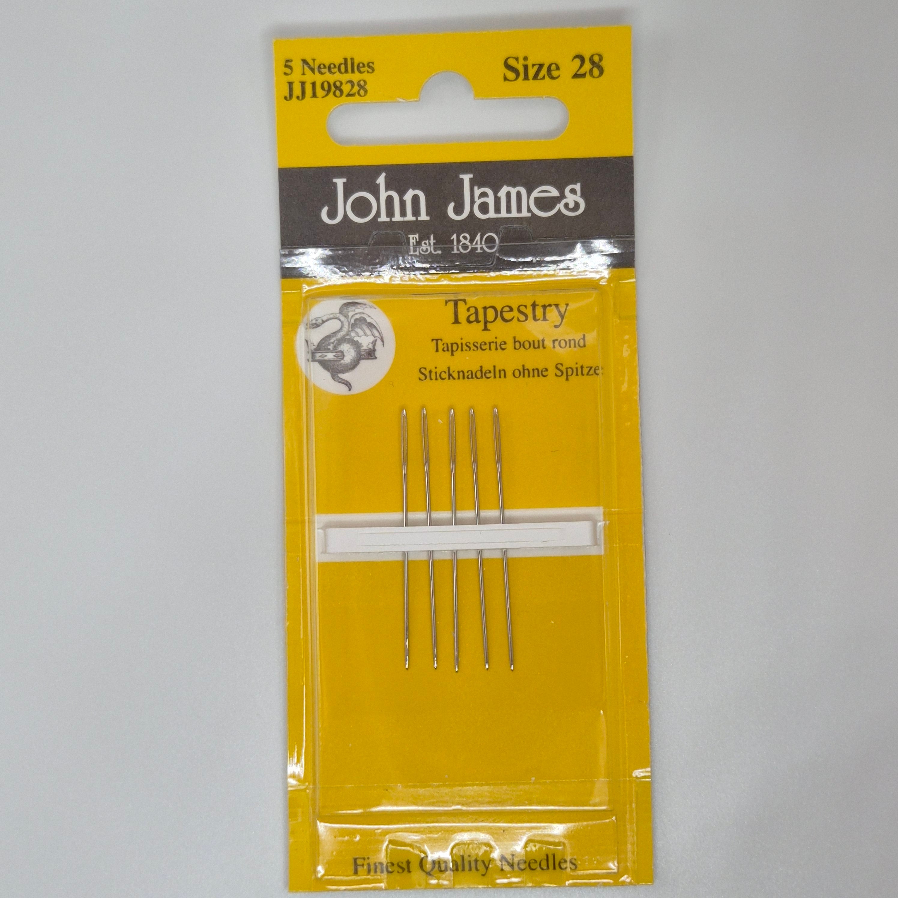 JJ Tapestry Needles - Size 28