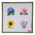 Summer Flowers Coaster Set - Lucky Lotus Needlepoint