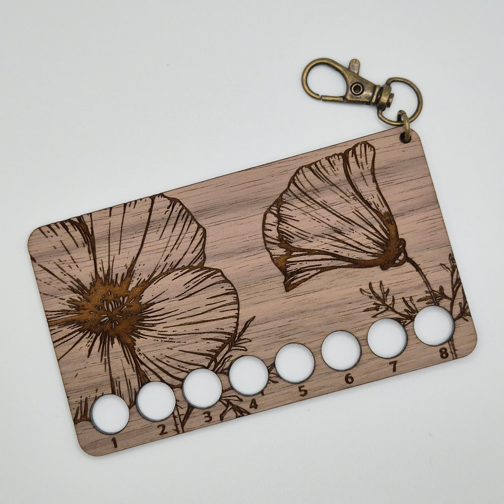 Poppy Embroidery Floss Storage Holder