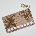 Lily Flower Embroidery Floss Storage Holder