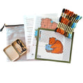 Hydrangea Bear Needlepoint Kit