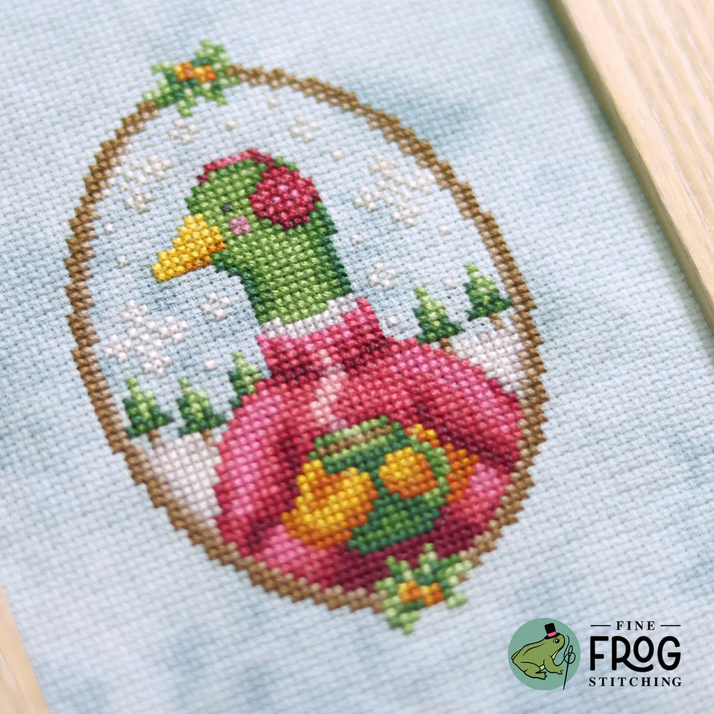 Hot Cocoa Duck - Cross Stitch Pattern