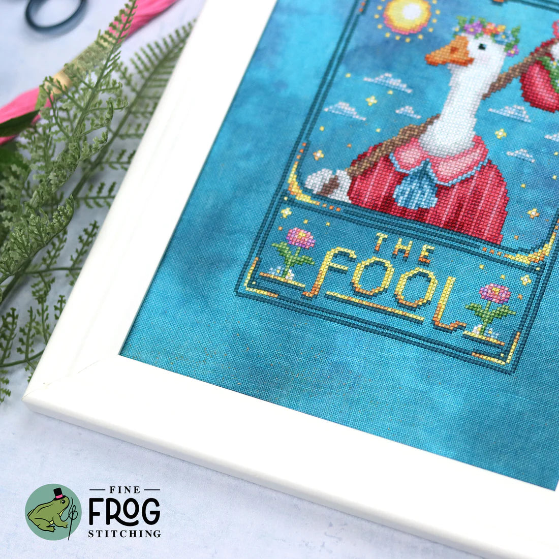 Feather Tarot: The Fool - Cross Stitch Pattern