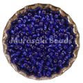 Size 11 - Murasaki Dk. Sapphire Silver Lined Beads