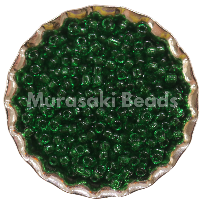 Size 11 - Murasaki Xmas Green TR Beads
