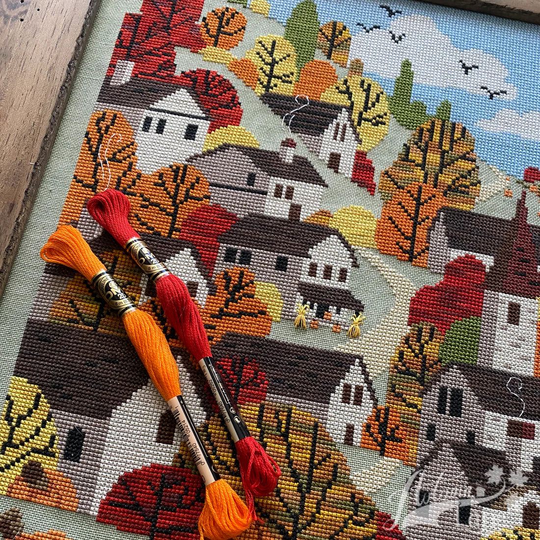 Autumn Towne - Cross Stitch Pattern