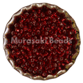 Size 11 - Murasaki Red Silver Lined Beads