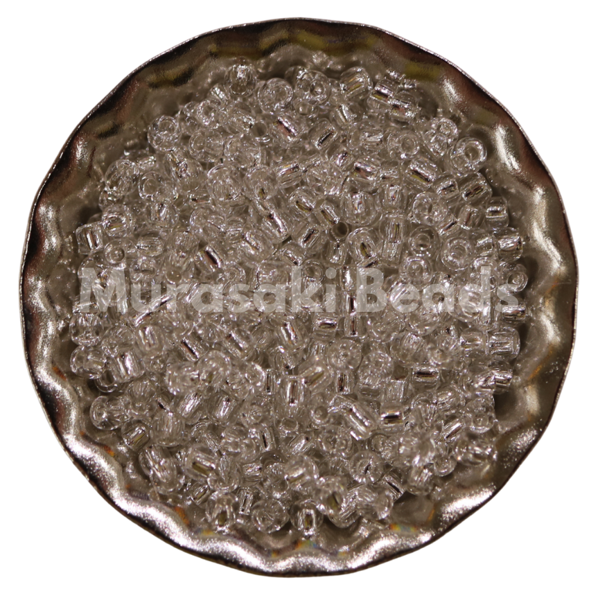 Size 11 - Murasaki Crystal Silver Lined Beads