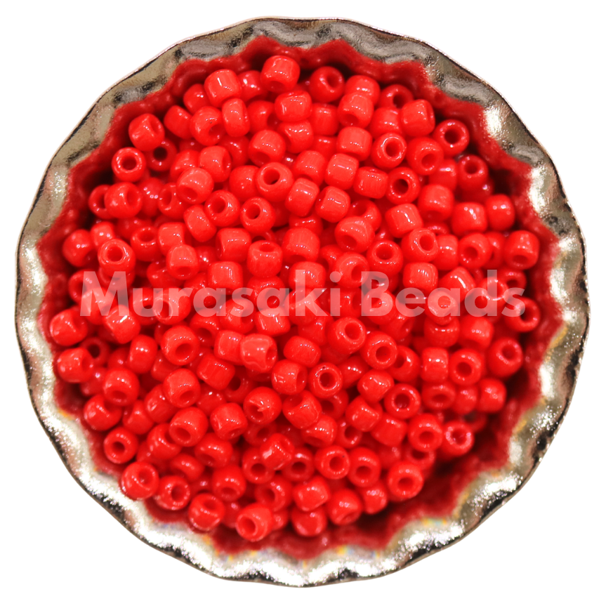 Size 11 - Murasaki Red Orange OP Beads